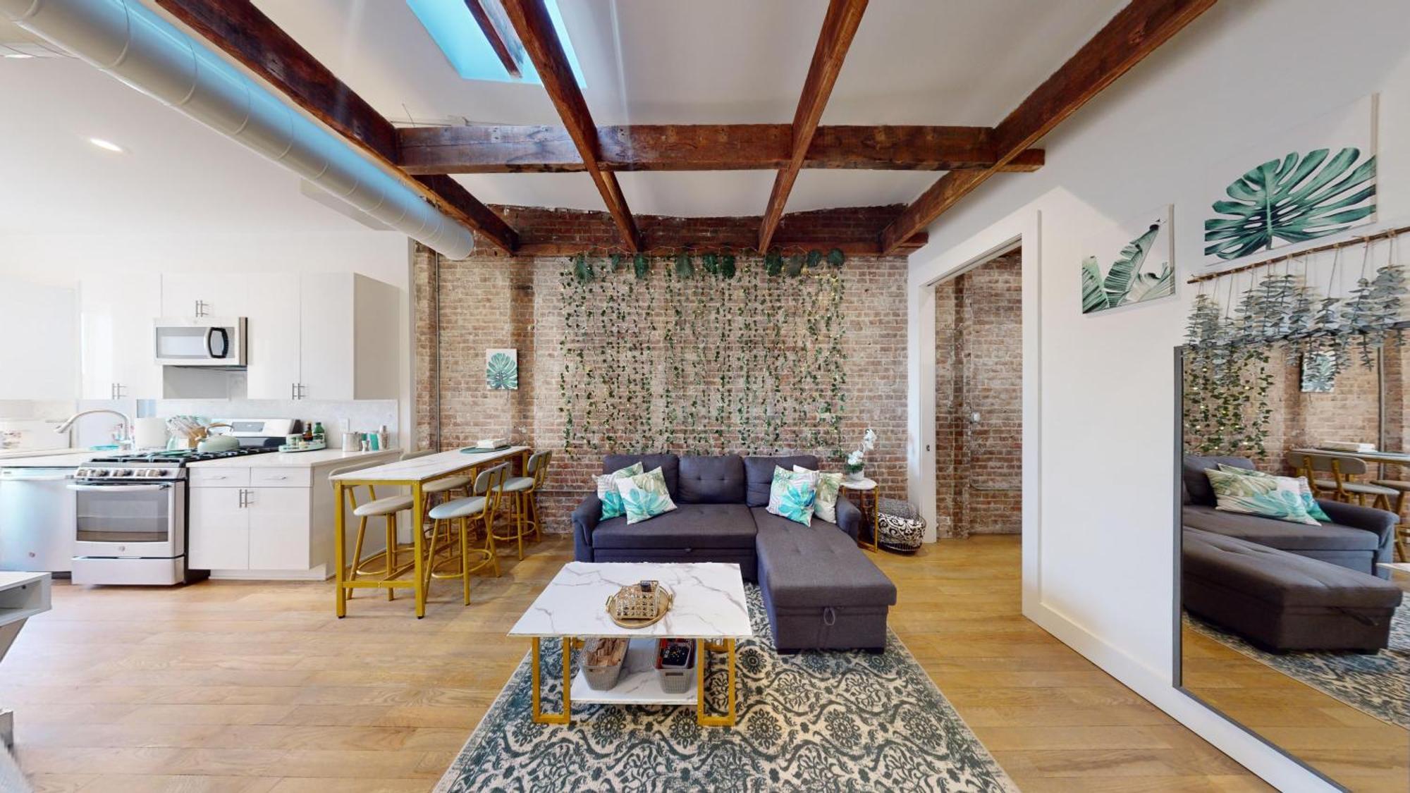 Chic Penthouse 15 Minutes From Nyc - Bus Stop At Doorstep Hoboken Exterior foto