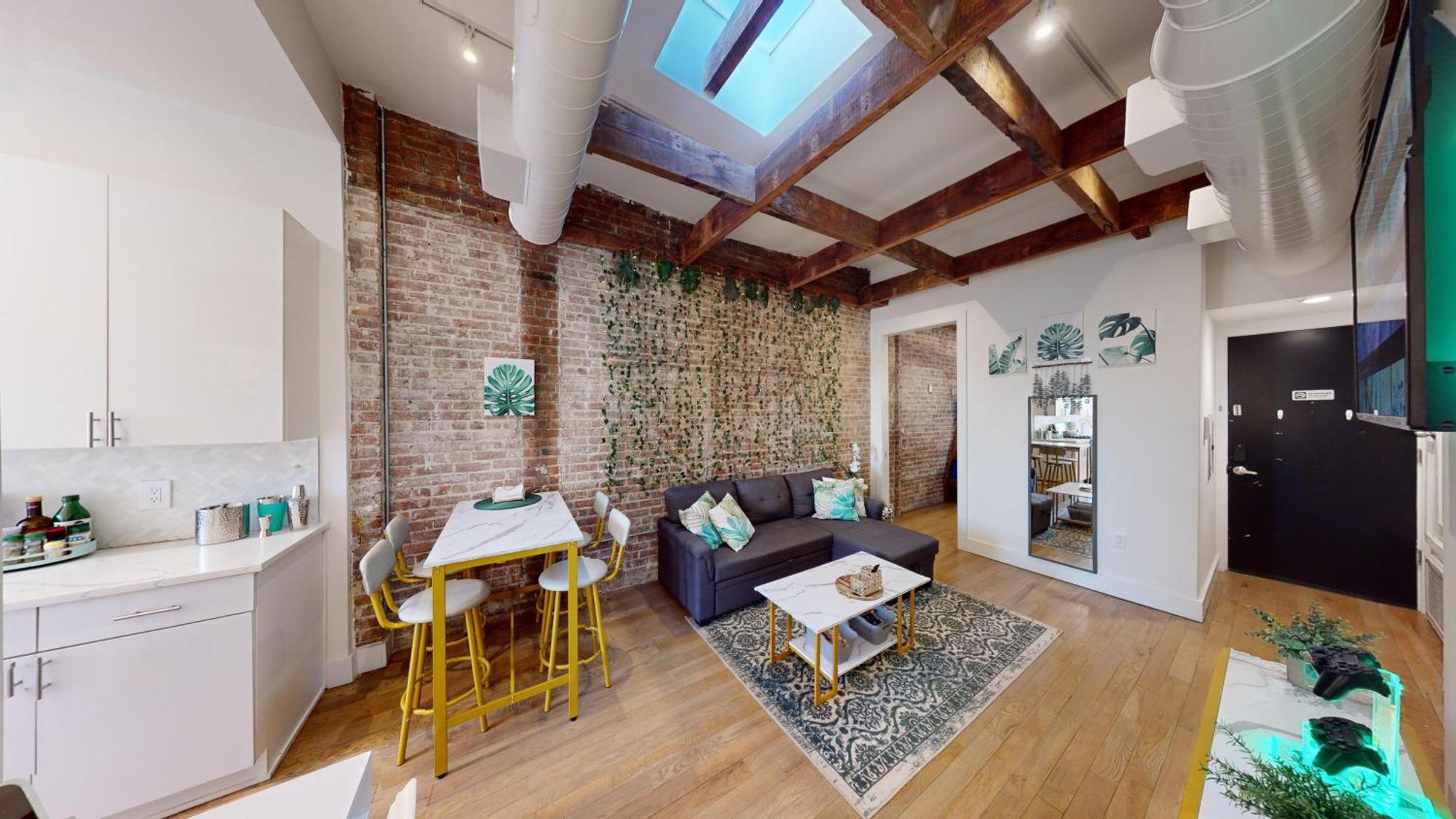 Chic Penthouse 15 Minutes From Nyc - Bus Stop At Doorstep Hoboken Exterior foto